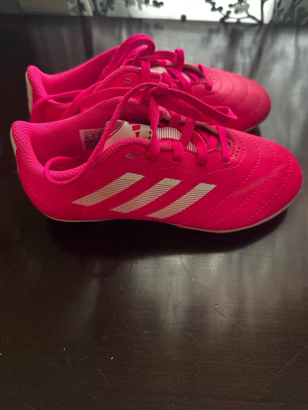 adidas Kids Hot Pink Soccer cleats